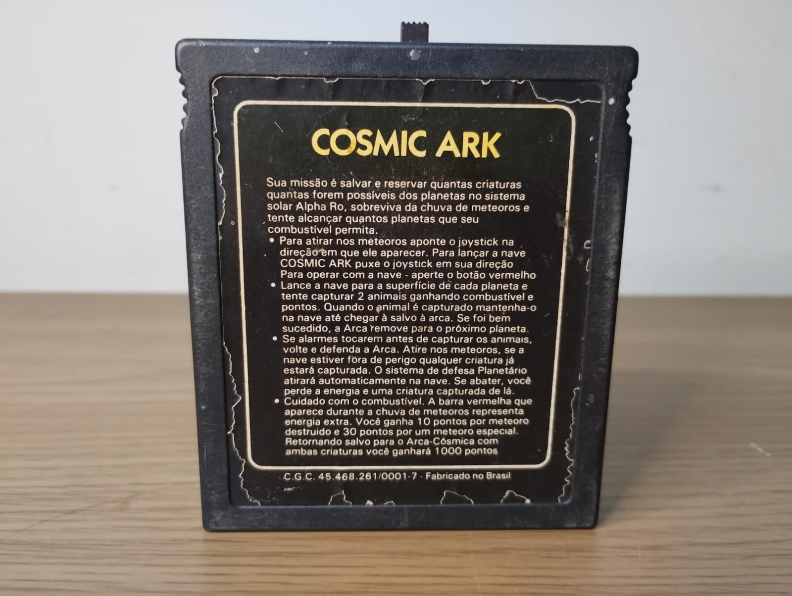 FH/ REINALDO / CARTUCHO 2 JOGOS ATARI 36,00 SEGUIDOS DE 5,00