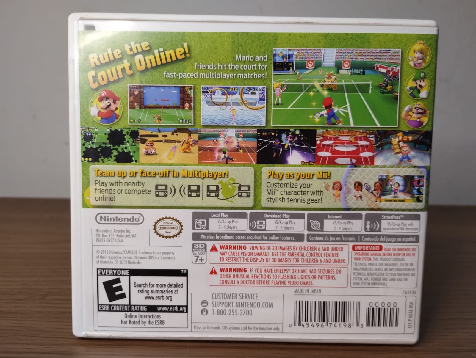 FH/ LFERNANDO / ORIGINAL MARIO TENNIS 44,00 SEGUIDOS DE 5,00