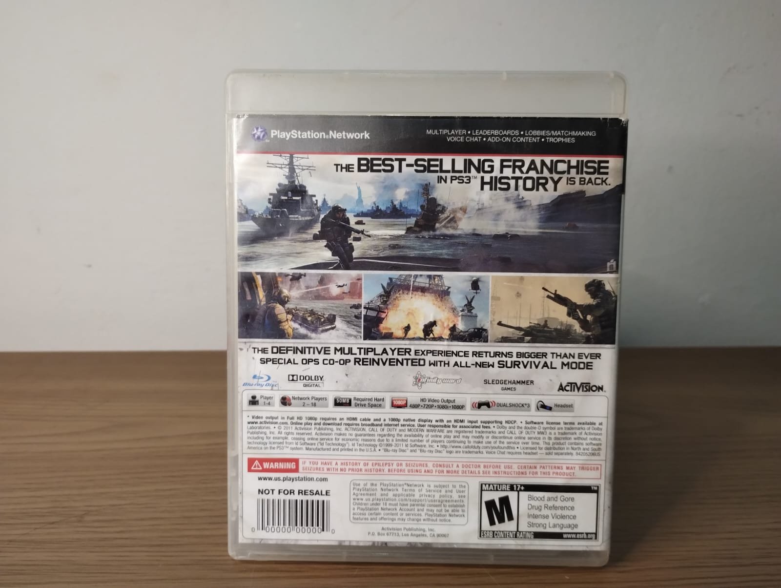 FH/ ORIGINAL MW3 23,00 SEGUIDOS DE 3,00