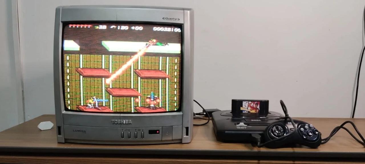 SR/ MEGA DRIVE II CLONE NA CAIXA 119,00 SEGUIDOS DE 25,00