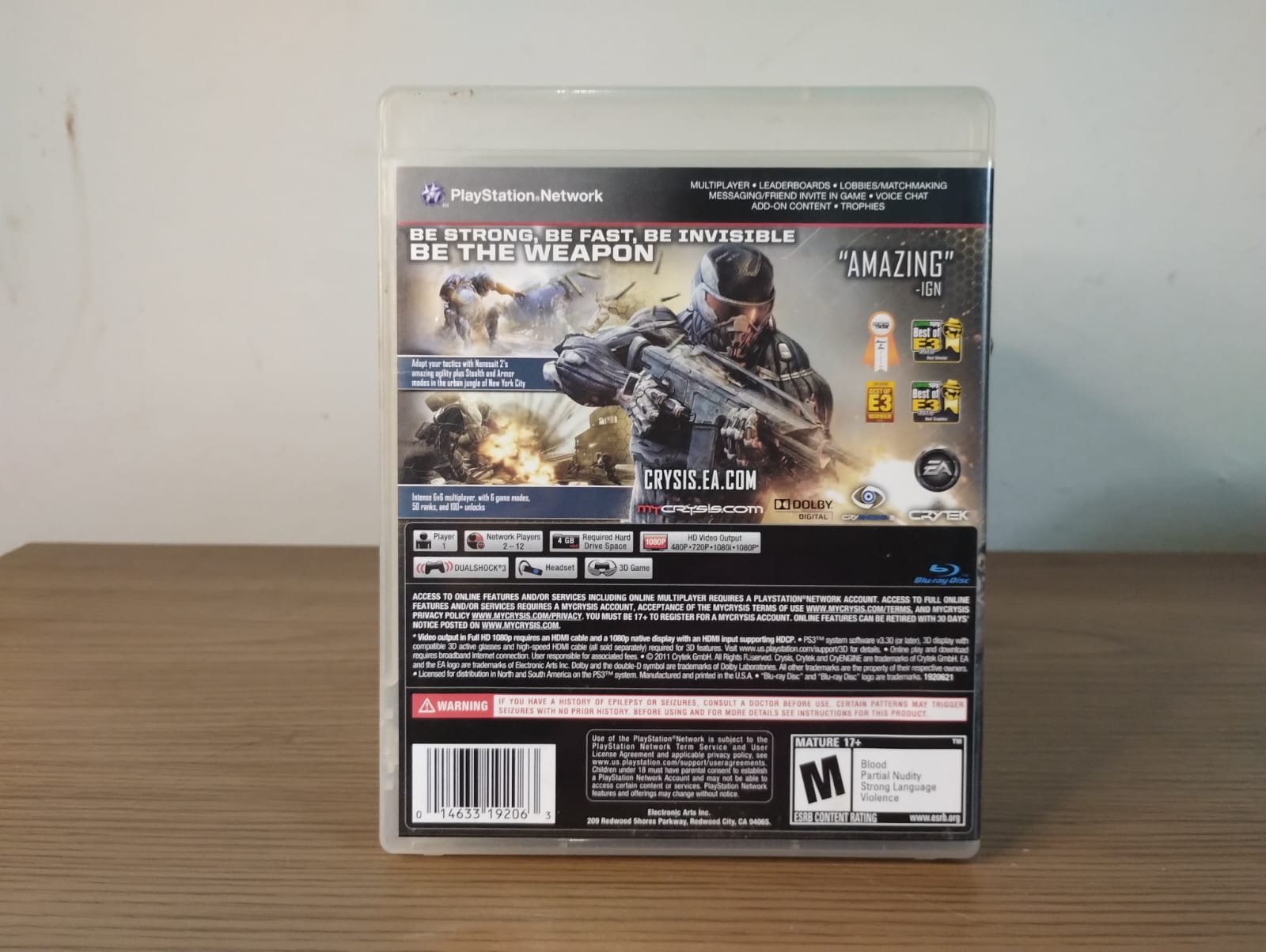 FH/ ORIGINAL CRYSIS 2 29,00 SEGUIDOS DE 3,00