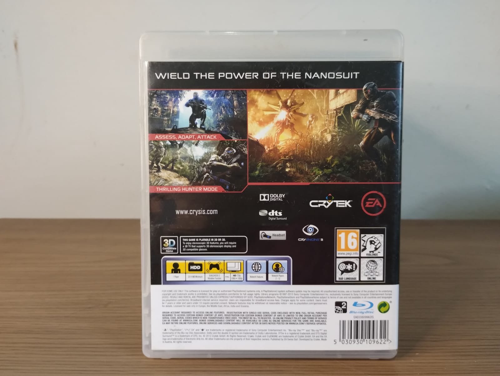 FH/ ORIGINAL CRYSIS 3 29,00 SEGUIDOS DE 3,00