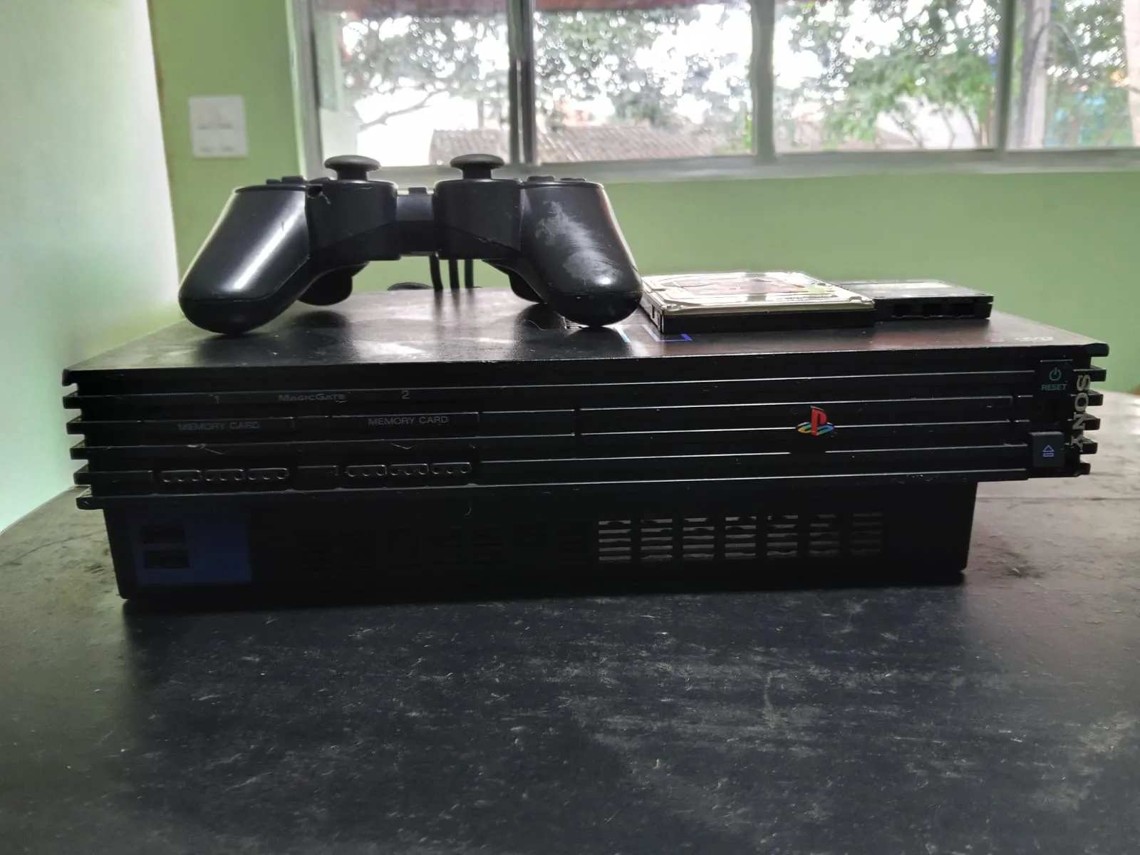 TA/ Piris /SONY PS2 FAT+HD COM OPL!  119,00 SEGUIDOS DE 25,00