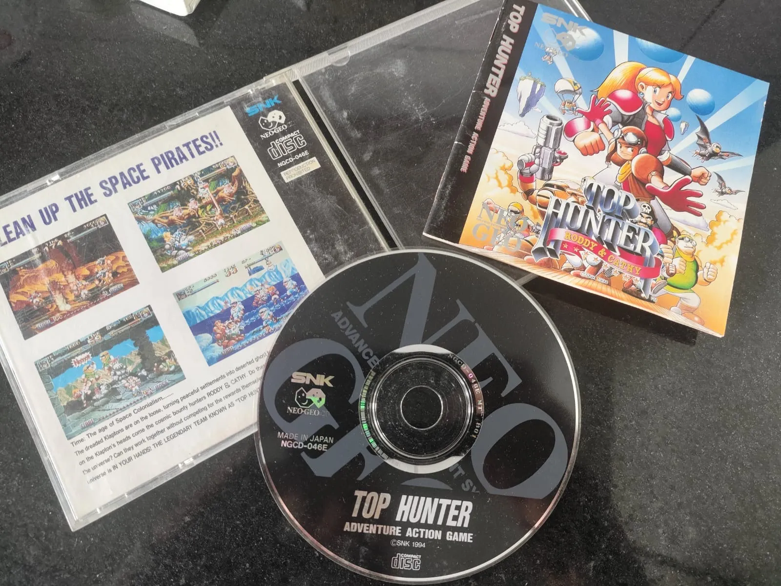 WA/ Doidao66 /ORIGINAL TOP HUNTER! NEOGEO CD 128,00 SEGUIDOS DE 25,00