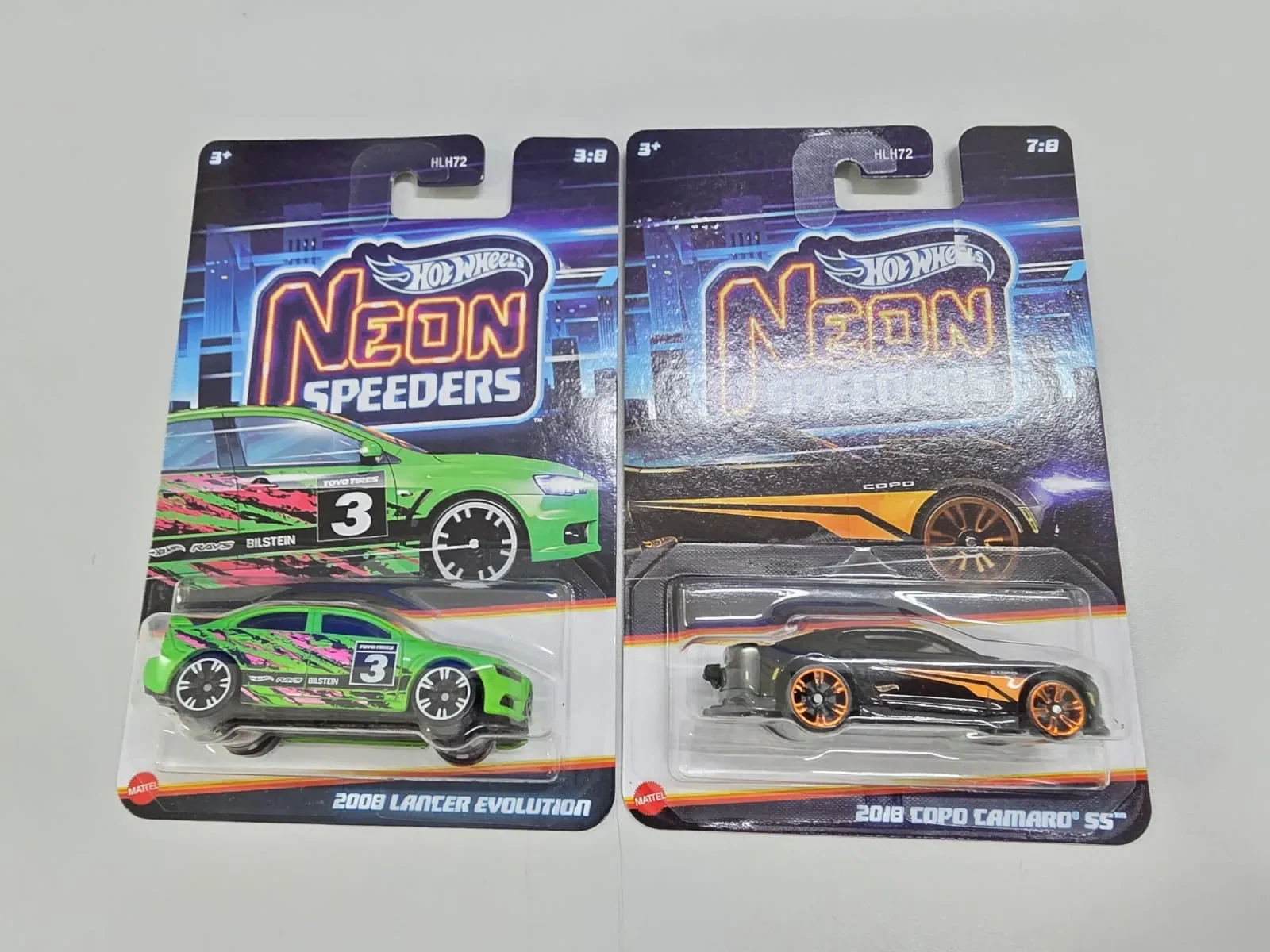BG/ Rafael Lucas /2 HOTWHEELS NEON SPEEDERS!  20,00 SEGUIDOS DE 7,00