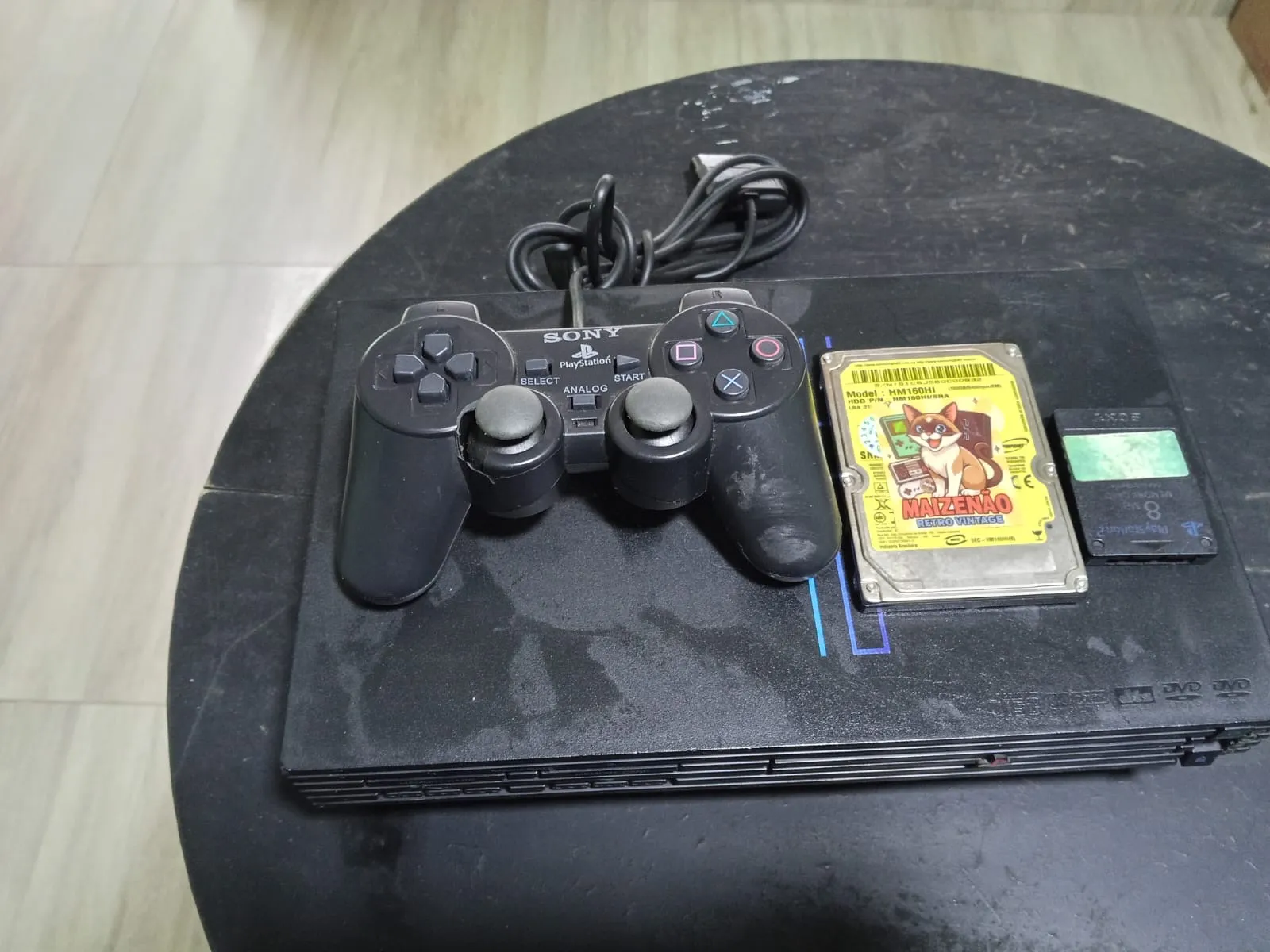 TA/ Piris /SONY PS2 FAT+HD COM OPL!  119,00 SEGUIDOS DE 25,00