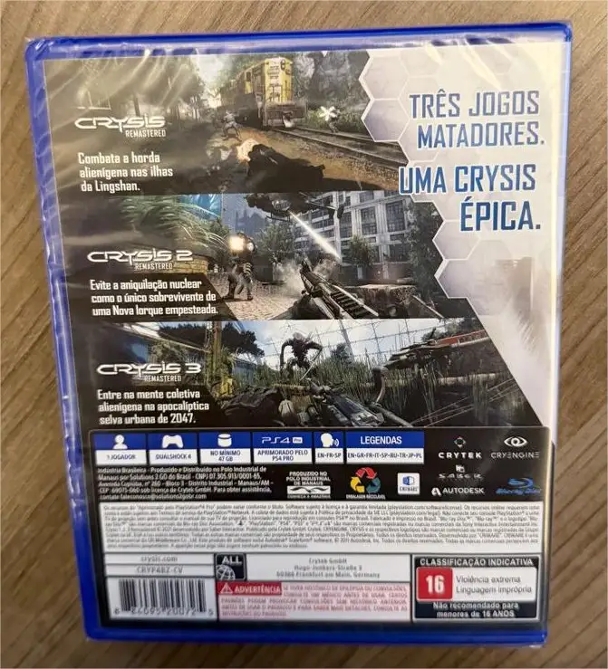 R9/ 17thiagoov /PS4 – CRYSIS TRILOGY  REMASTERED (LACRADO) – 48,00 SEGUIDOS DE 7,00