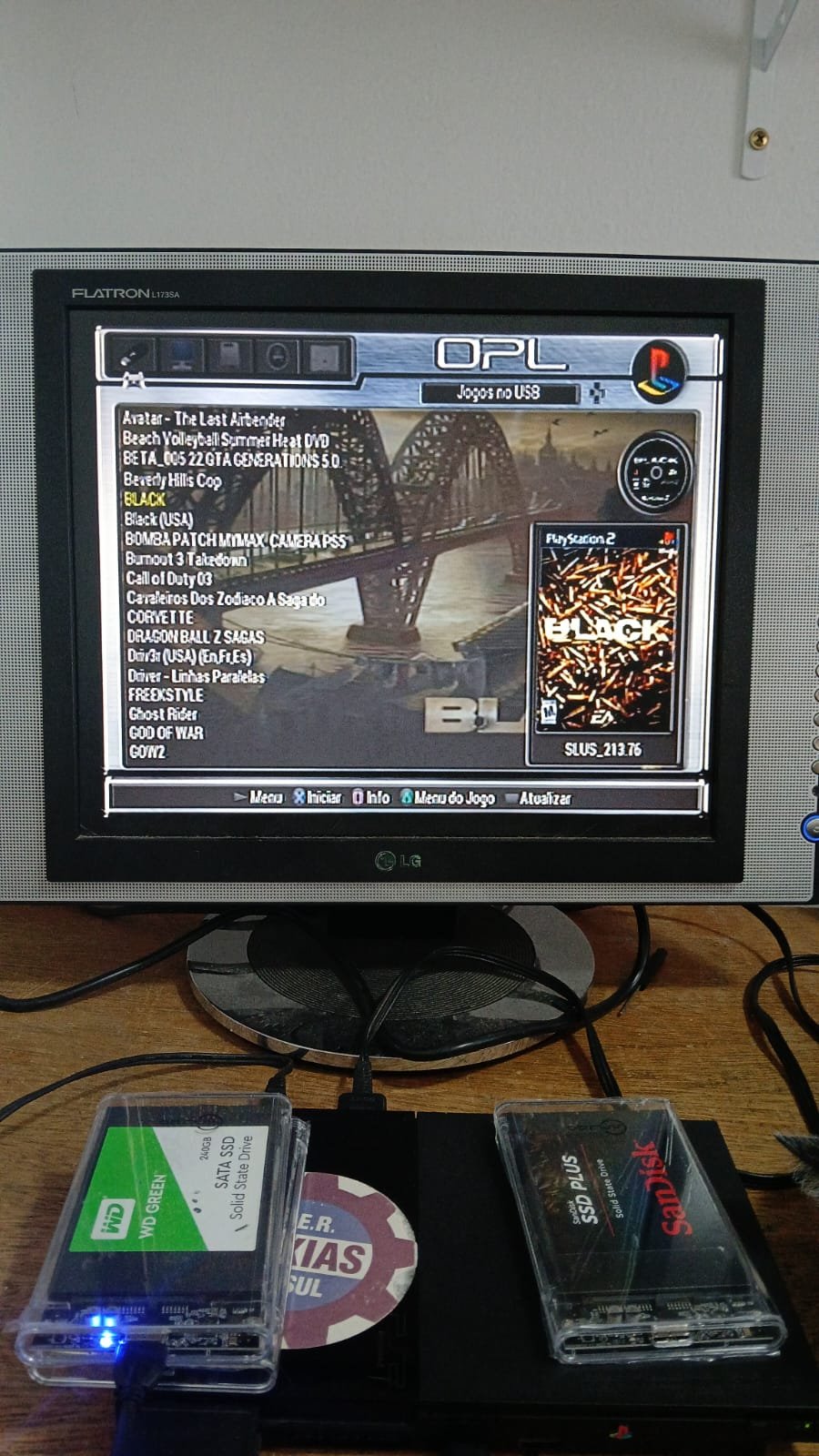 CL/ Jbrogiatto / 3 SSD EXTERNOS CHEIO JOGOS PS2, 168,00 SEGUIDOS 28,00