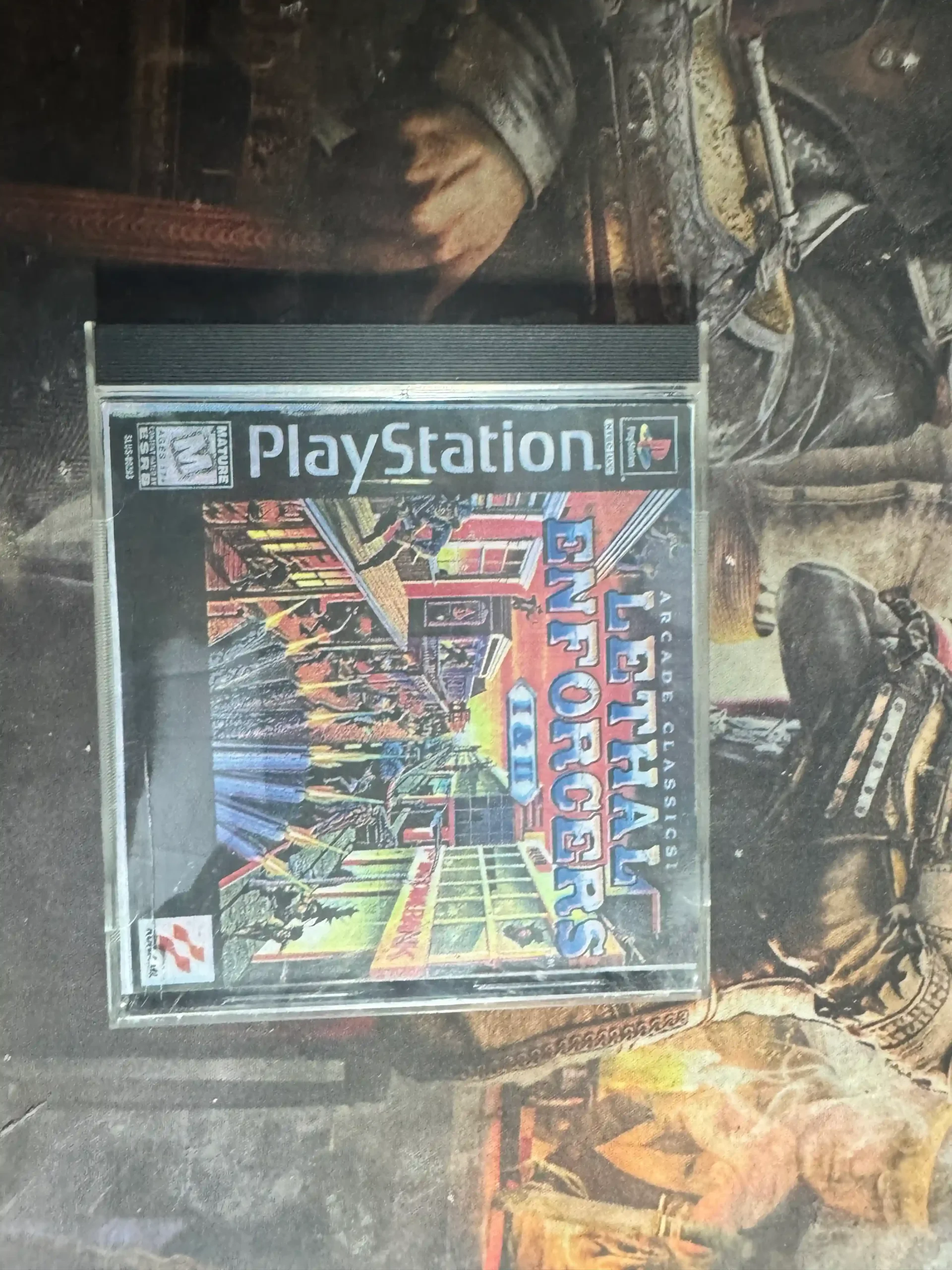 RL/ SAI DA FRENTE/ JOGO PS1 LETAL ENFORCERS 21,00 SEGUIDOS DE 11,00