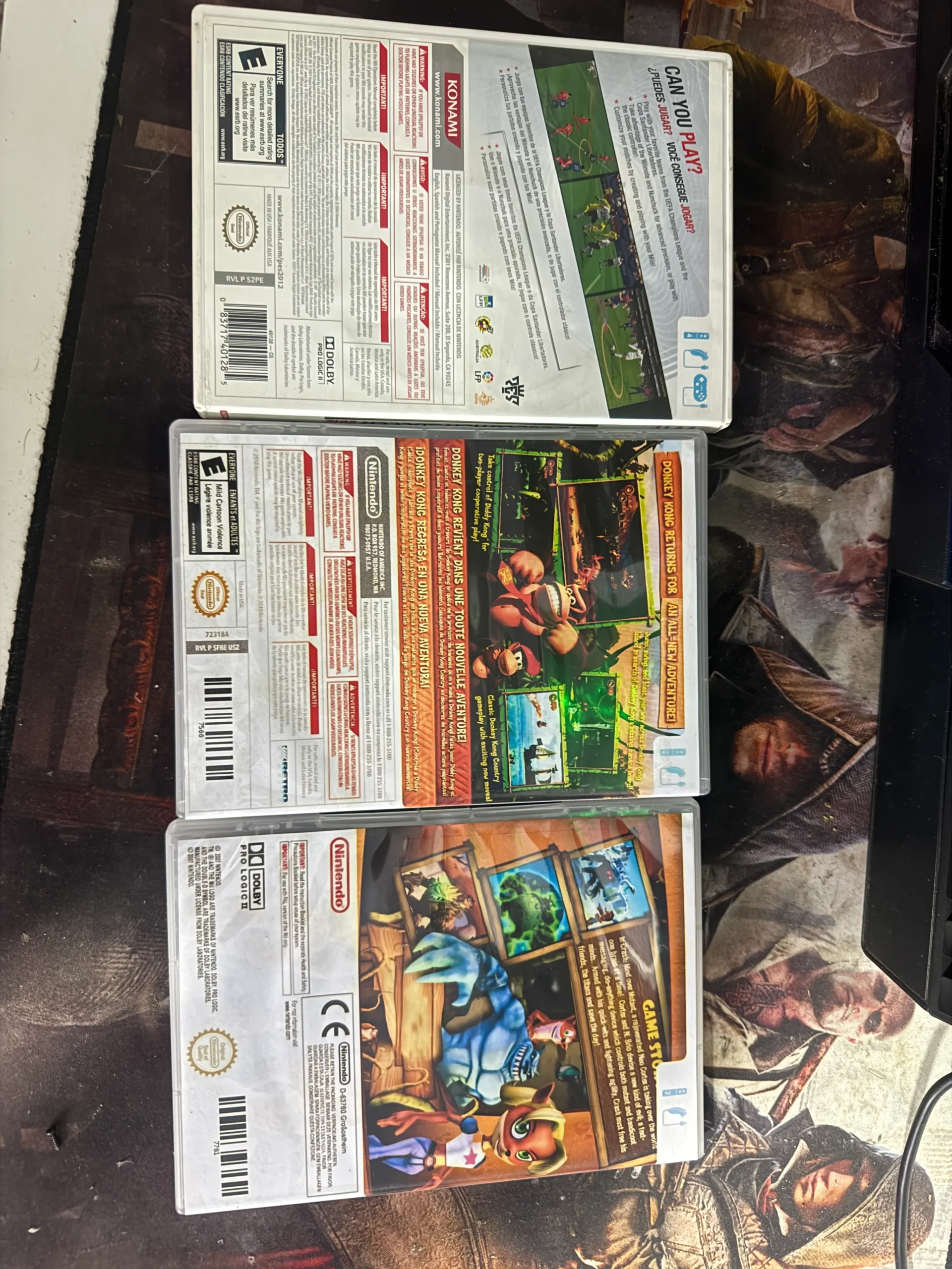 RL/ Edu997/ LOTE JOGOS NINTENDO WII 15,00 SEGUIDOS DE 9,00