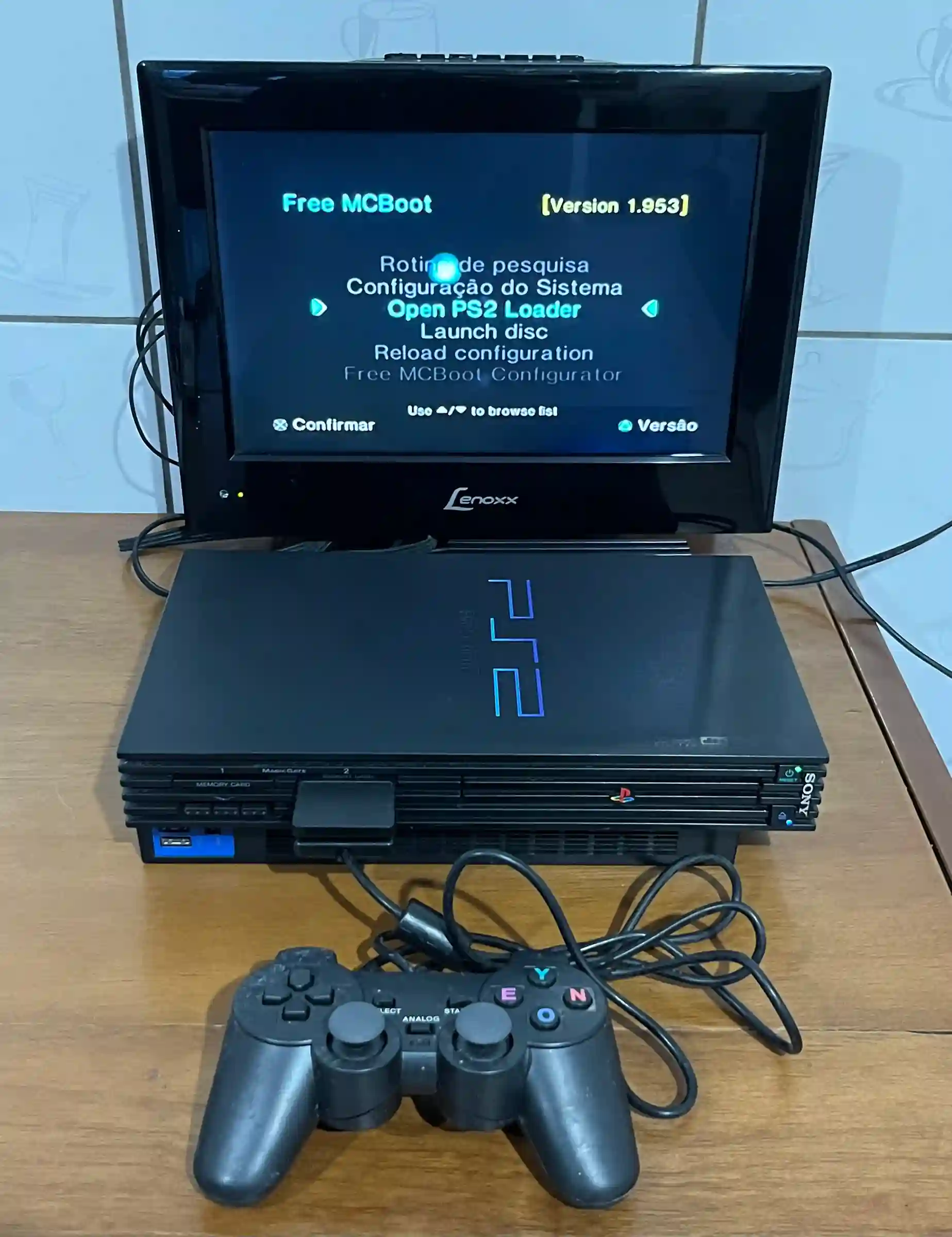 CX/ LINDO PS2 FAT+OPL+MODEM! 10,00 SEGUIDOS DE 10,00