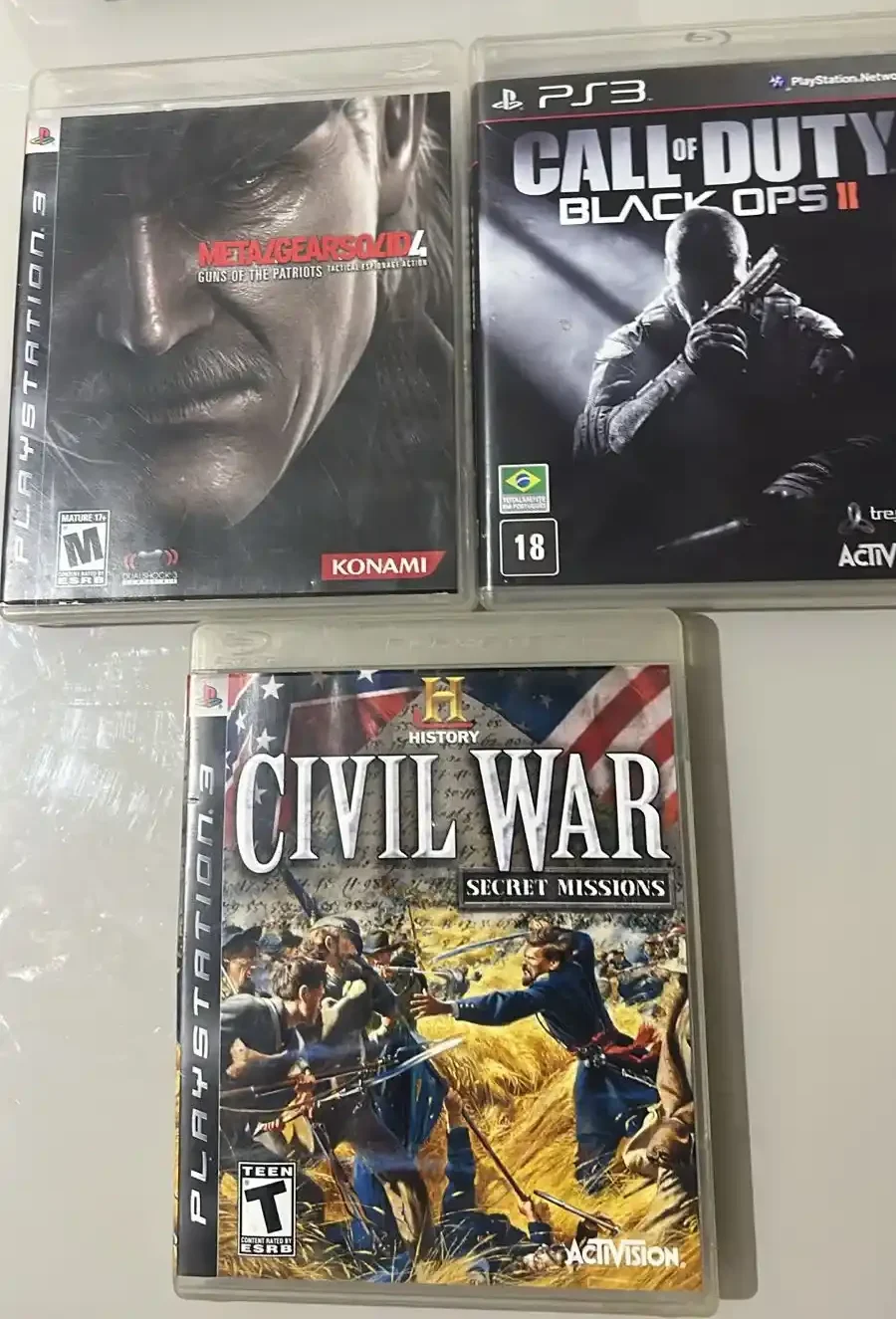 NR/ 3 JOGOS PS3 SONY 39,00 SEGUIDOS DE 9,00