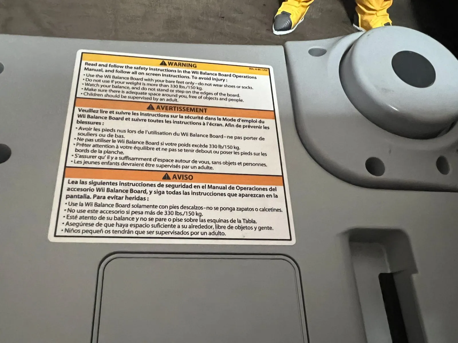 CB/ DavidM / WII BALLANCE BOARD ORIGINAL, 138 SEGUIDOS DE 11,00