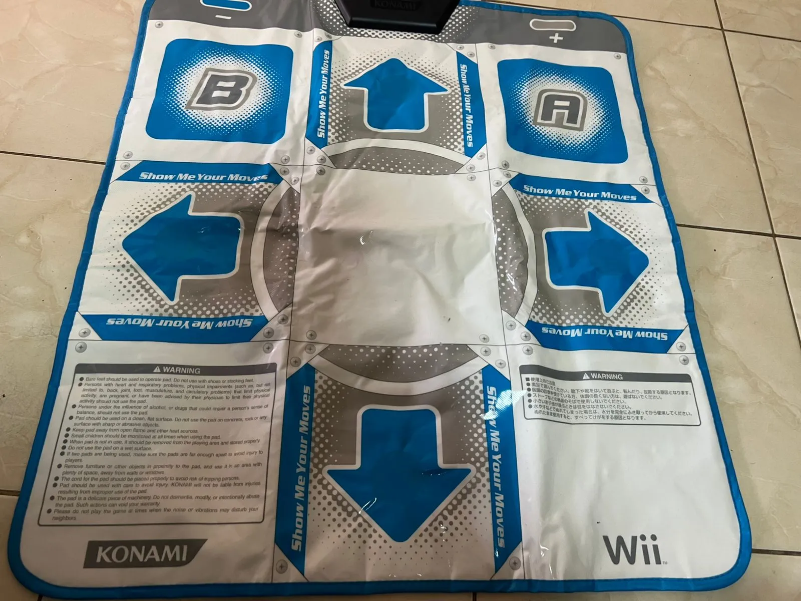 CB/ LFERNANDO / TAPETE DE DANÇA NINTENDO WII ORIGINAL! 188,00 SEGUIDOS DE 22,00