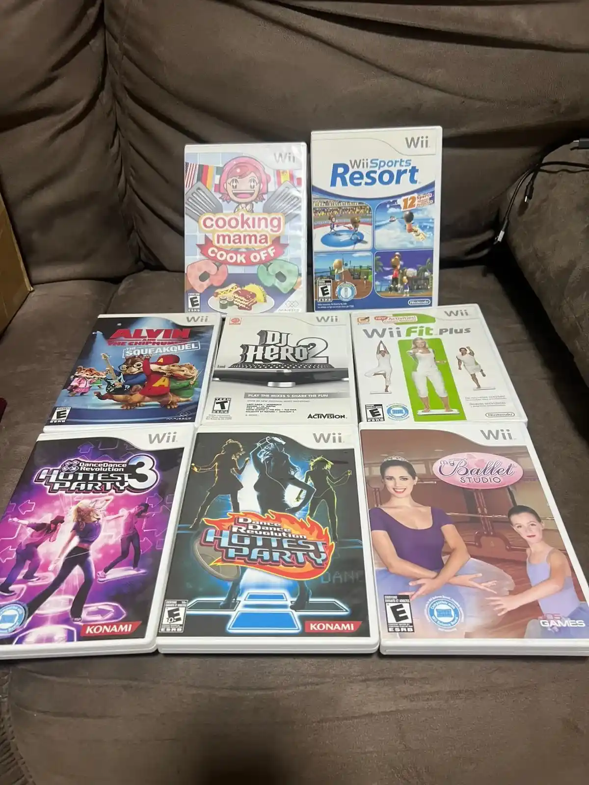 CB/ LOTE DE JOGOS WII ORIGINAIS, 98 SEGUIDOS DE 7,00