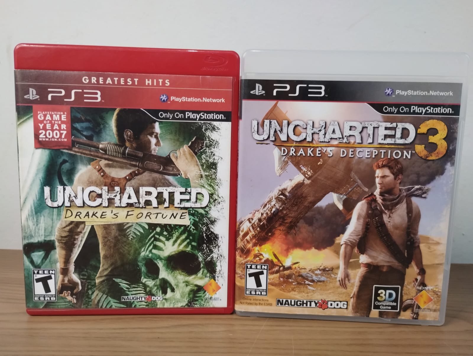 FH/ REINALDO / ORIGINAL UNCHARTED 1 E 2  36,00 SEGUIDOS DE 5,00