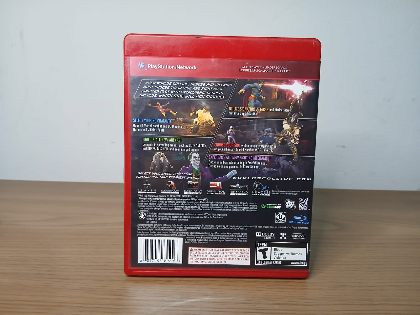 FH/ Jose Cilmar /MORTAL KOMBAT VS DC PS3!  32,00 SEGUIDOS DE 5,00