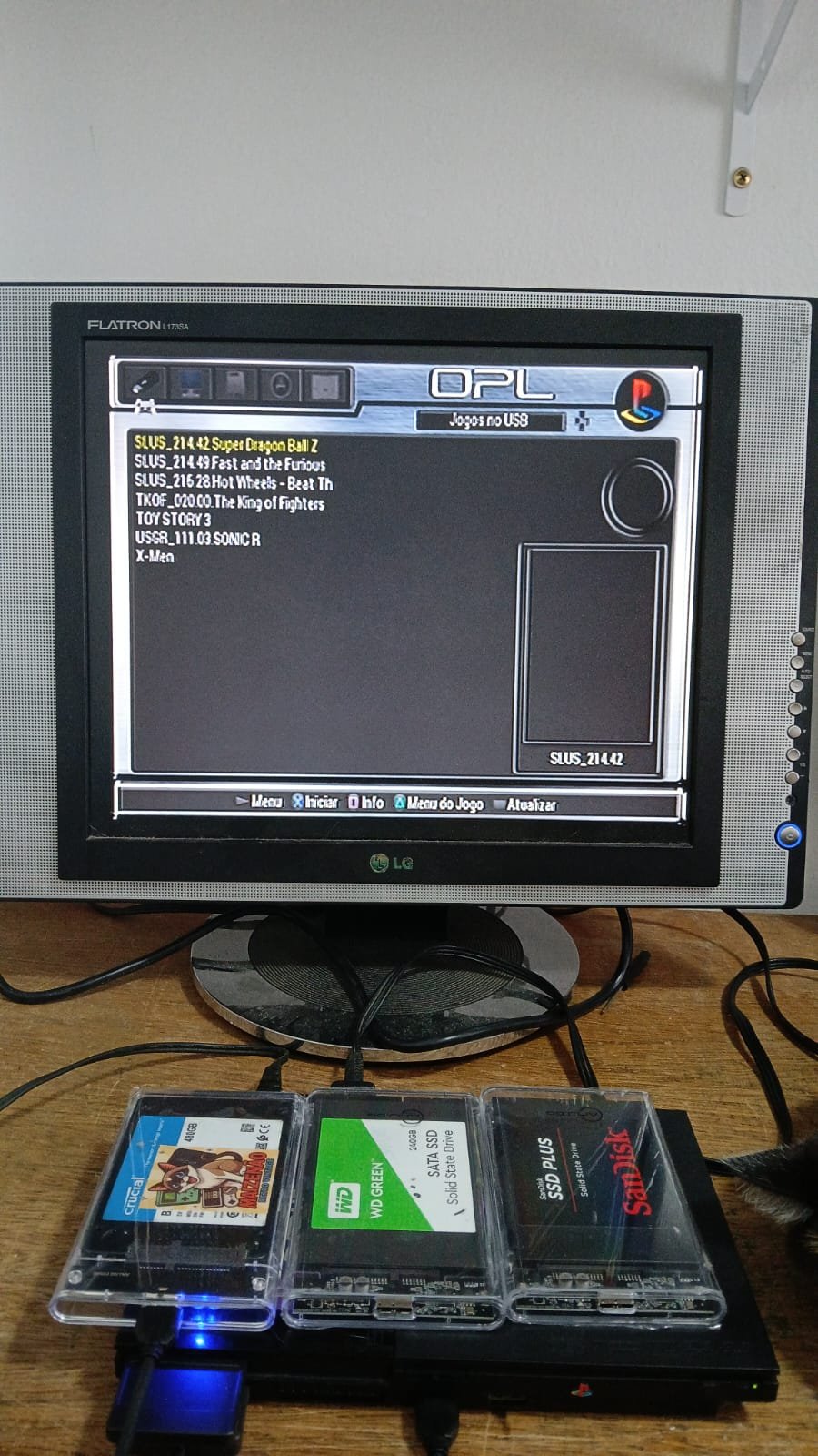 CL/ Jbrogiatto / 3 SSD EXTERNOS CHEIO JOGOS PS2, 168,00 SEGUIDOS 28,00