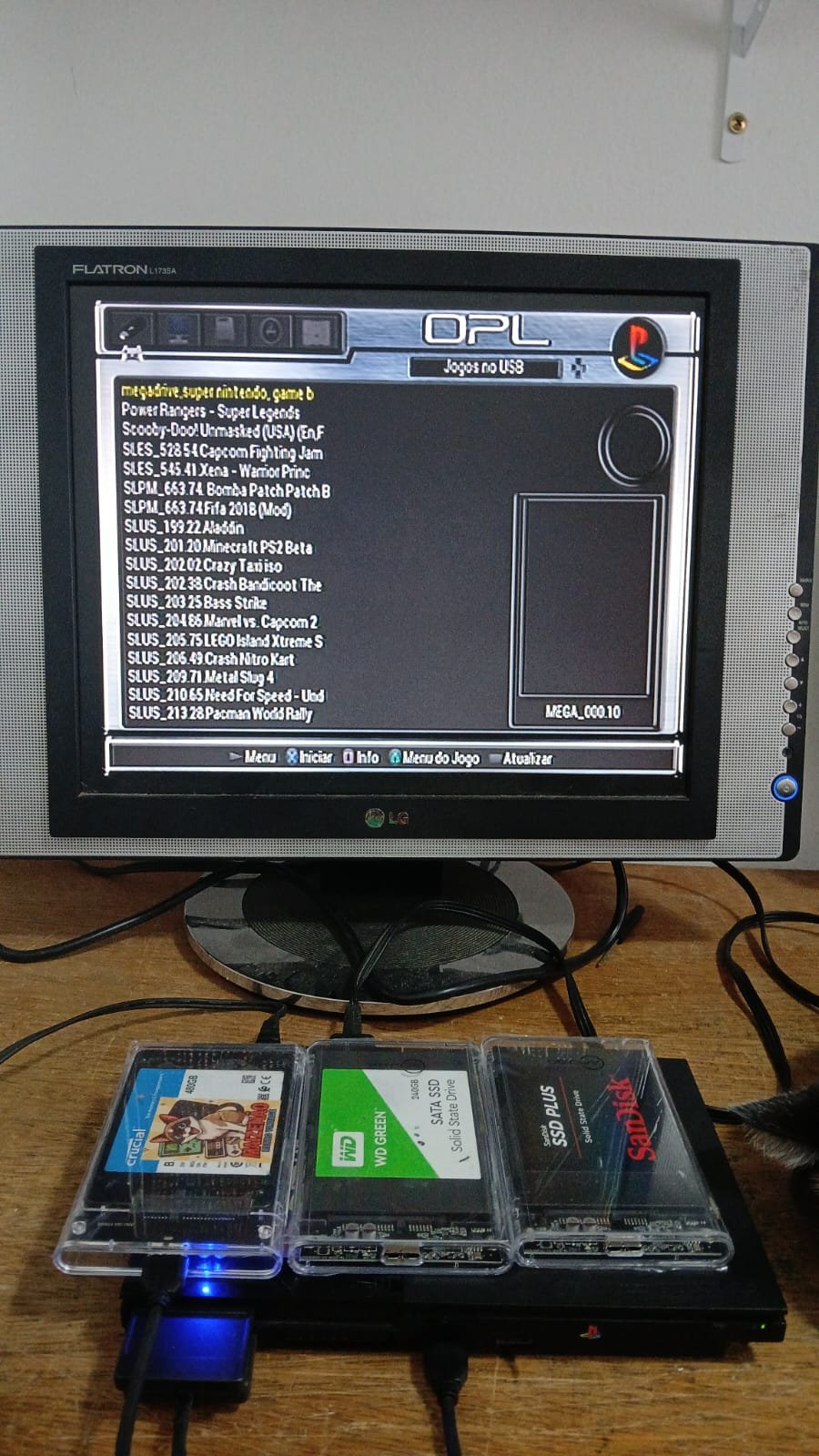 CL/ Jbrogiatto / 3 SSD EXTERNOS CHEIO JOGOS PS2, 168,00 SEGUIDOS 28,00