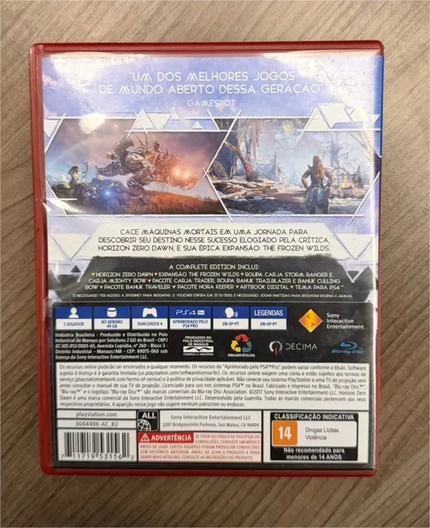 R9/ ElthonLS /PS4  HORIZON ZERO DAWN!  28,00 SEGUIDOS DE 7,00