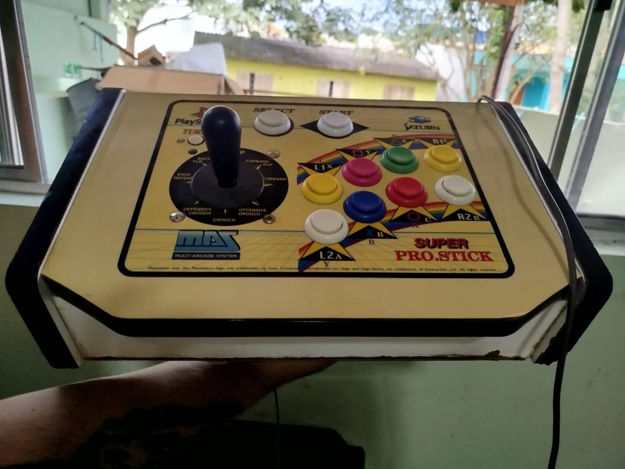 TA/ MARCAO953 /CONTROLE ARCADE PARA PS1.  83,00 SEGUIDOS DE 18,00