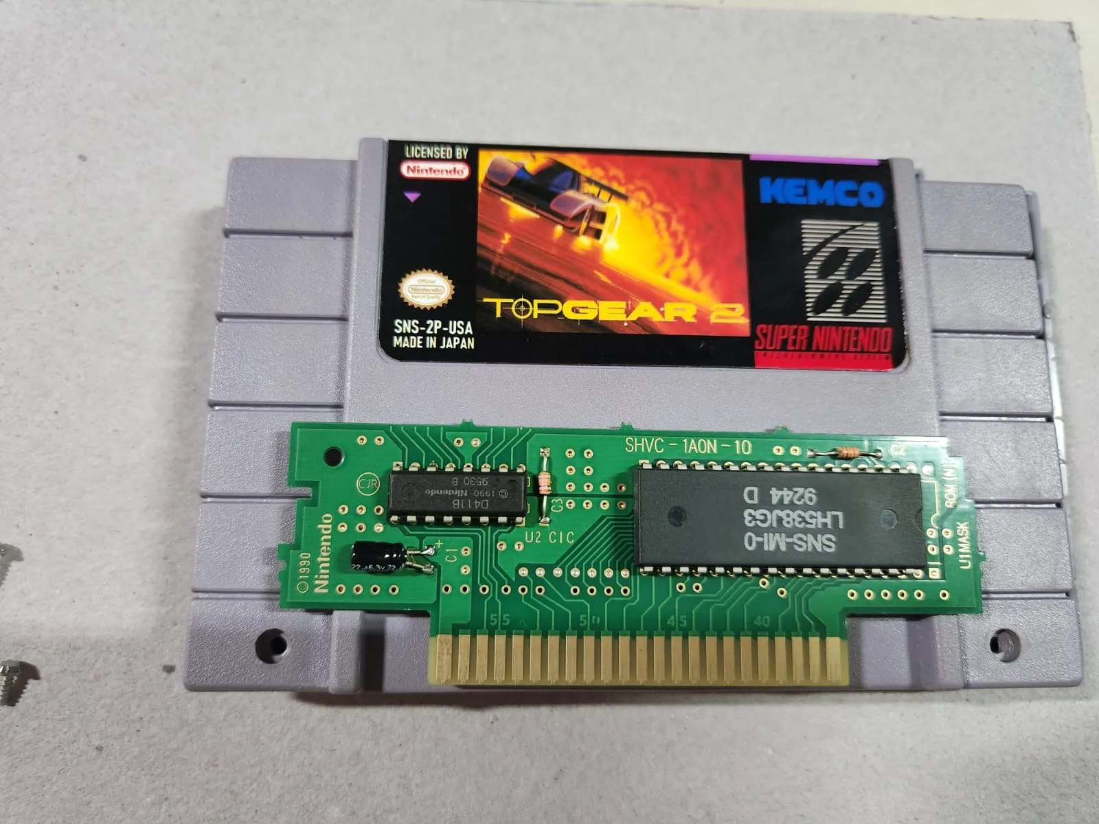 RR/ Leonardo DF /TOP GEAR 2! SNES. 57,00 SEGUIDOS DE 7,00