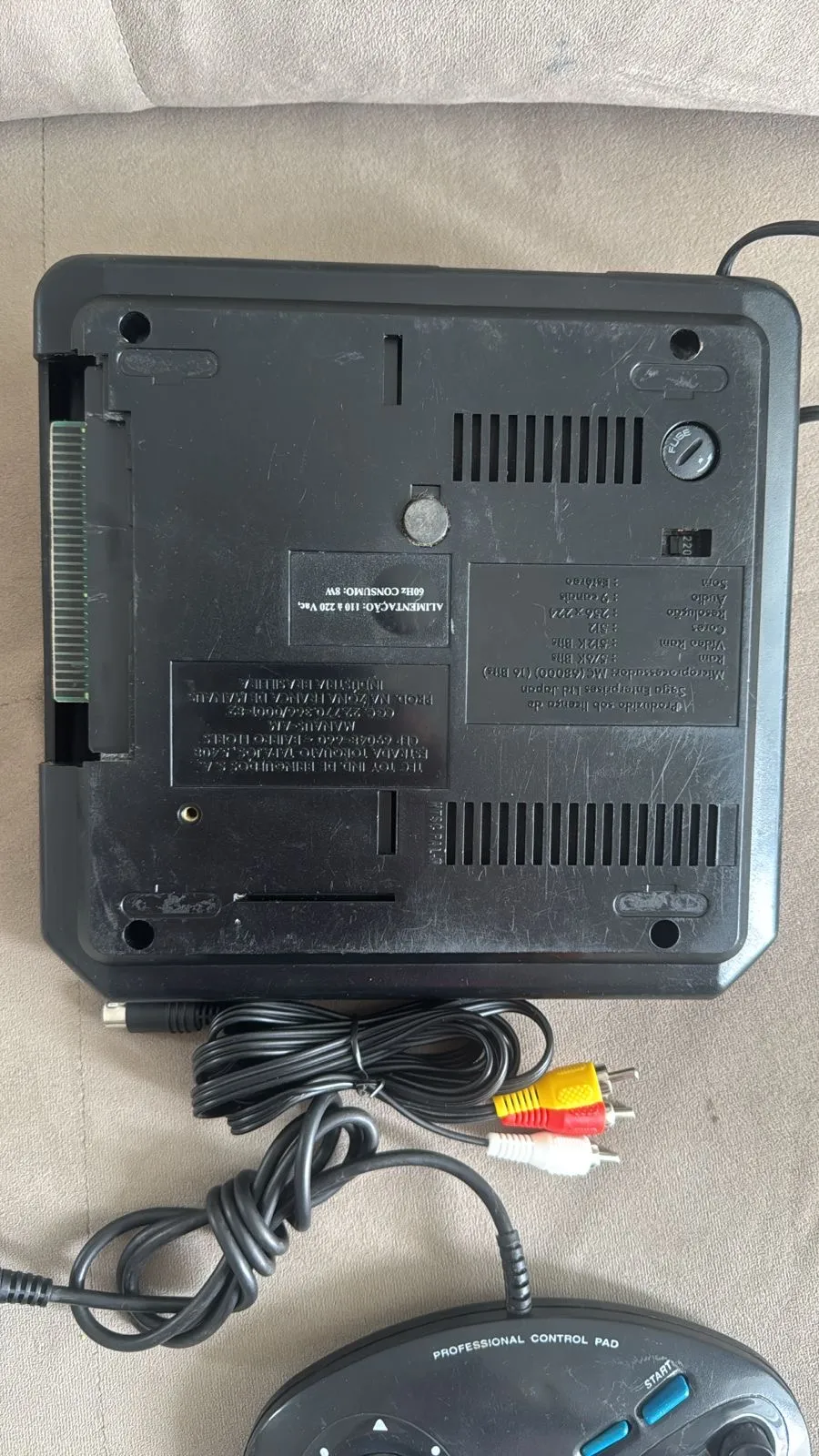 RL/ BACELAR /MEGA COM ENTRADA SEGA CD. TOP! 78,00 SEGUIDOS DE 21,00
