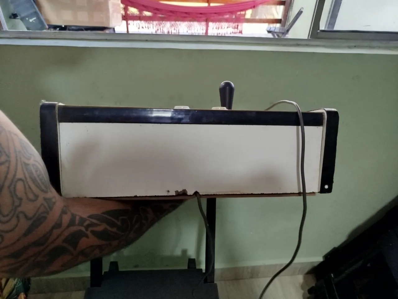 TA/ MARCAO953 /CONTROLE ARCADE PARA PS1.  83,00 SEGUIDOS DE 18,00