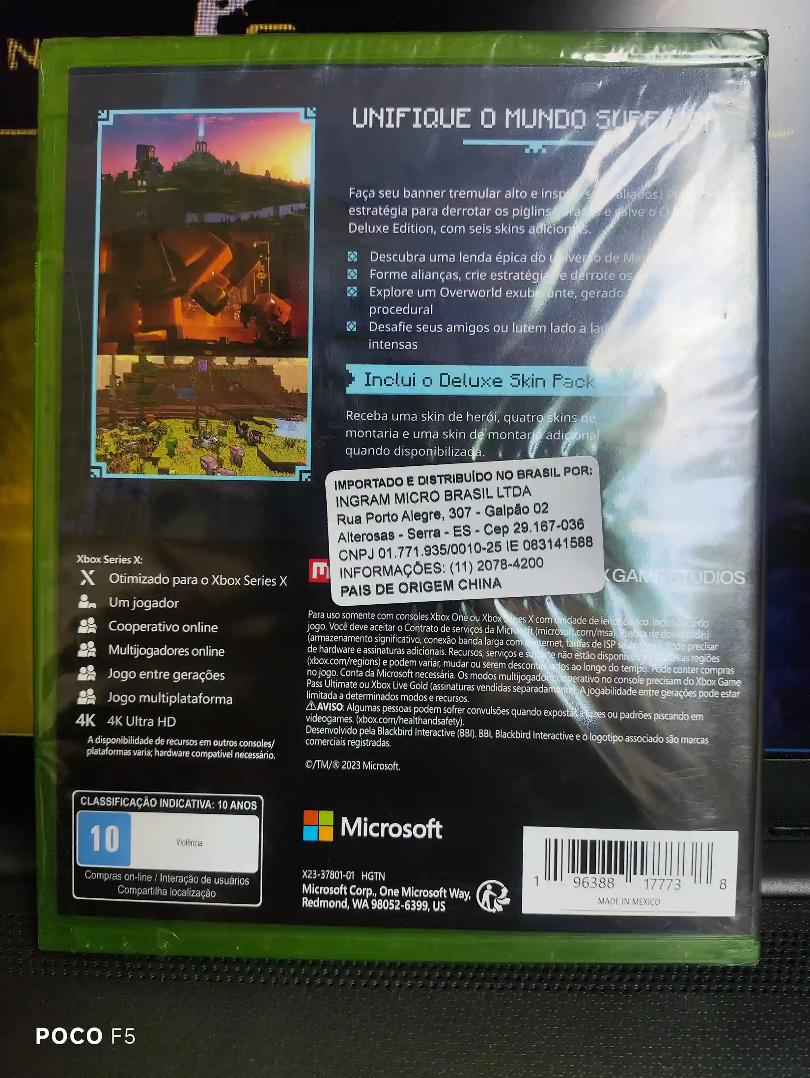 KF/ Jose Cilmar/ MINECRAFT LACRADO 49,00 SEGUIDOS DE 6,00