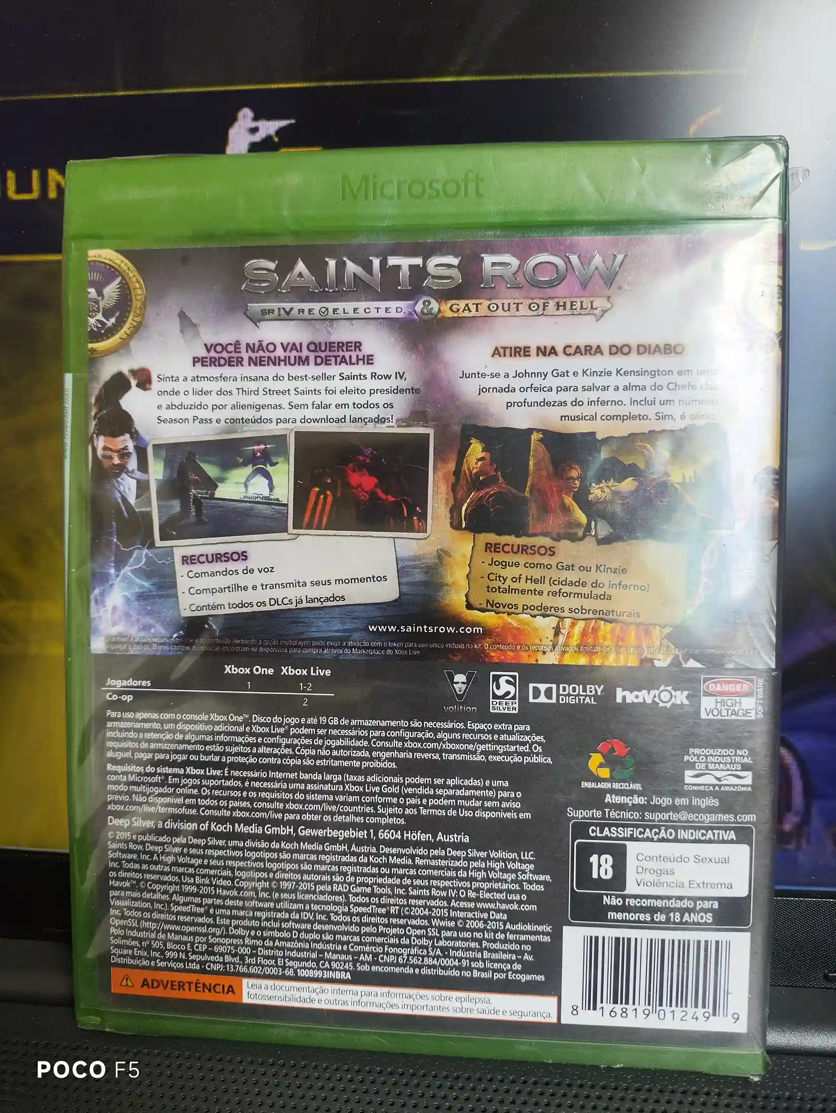 KF/ Jose Cilmar/ SAINTROW ORIGINAL 49,00 SEGUIDOS DE 6,00
