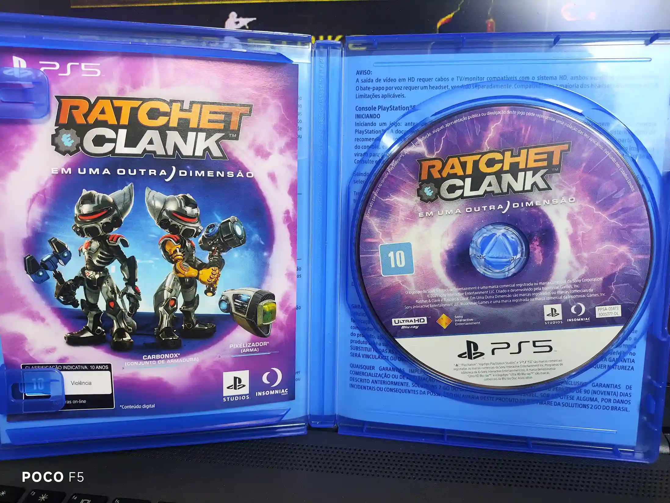 KF/ William Jaime Perez de Araujo Junior/ RATCHET E CLANK PS5 69,00 SEGUIDOS DE 6,00