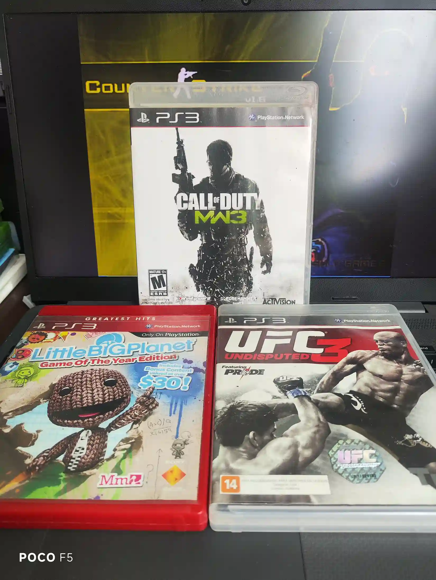 KF/ LOTE JOGOS PS3 49,00 SEGUIDOS DE 6,00