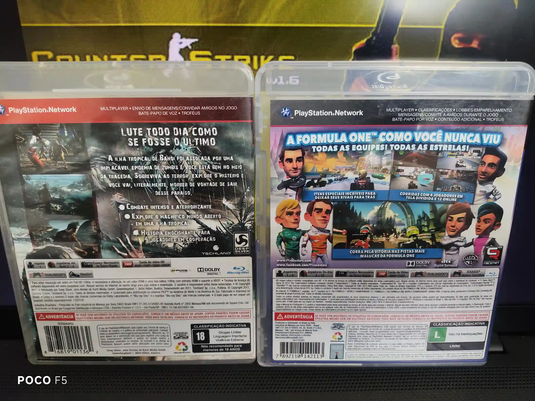 KF/ 2 JOGOS ORIGINAIS PS3 36,00 SEGUIDOS DE 6,00