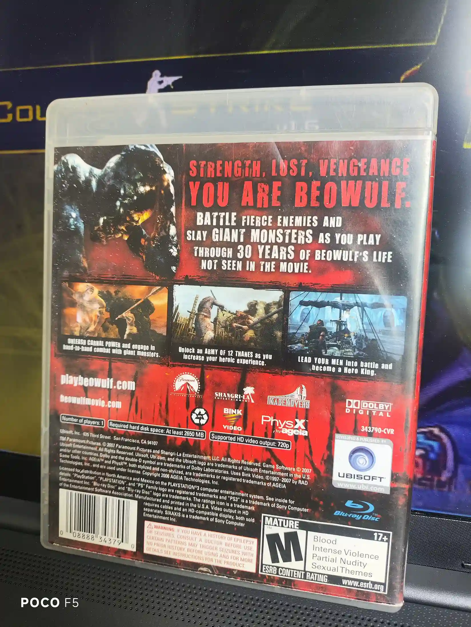 KF/ BEOWULF ORIGINAL PS3 49,00 SEGUIDOS DE 6,00