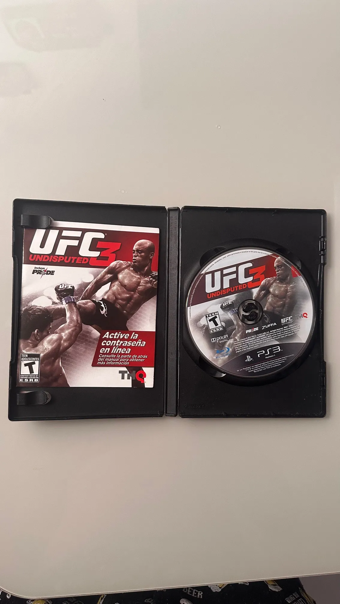 NR/ JOGO UFC 3 ORIGINAL PS3 SONY 12,00 SEGUIDOS DE 5,00
