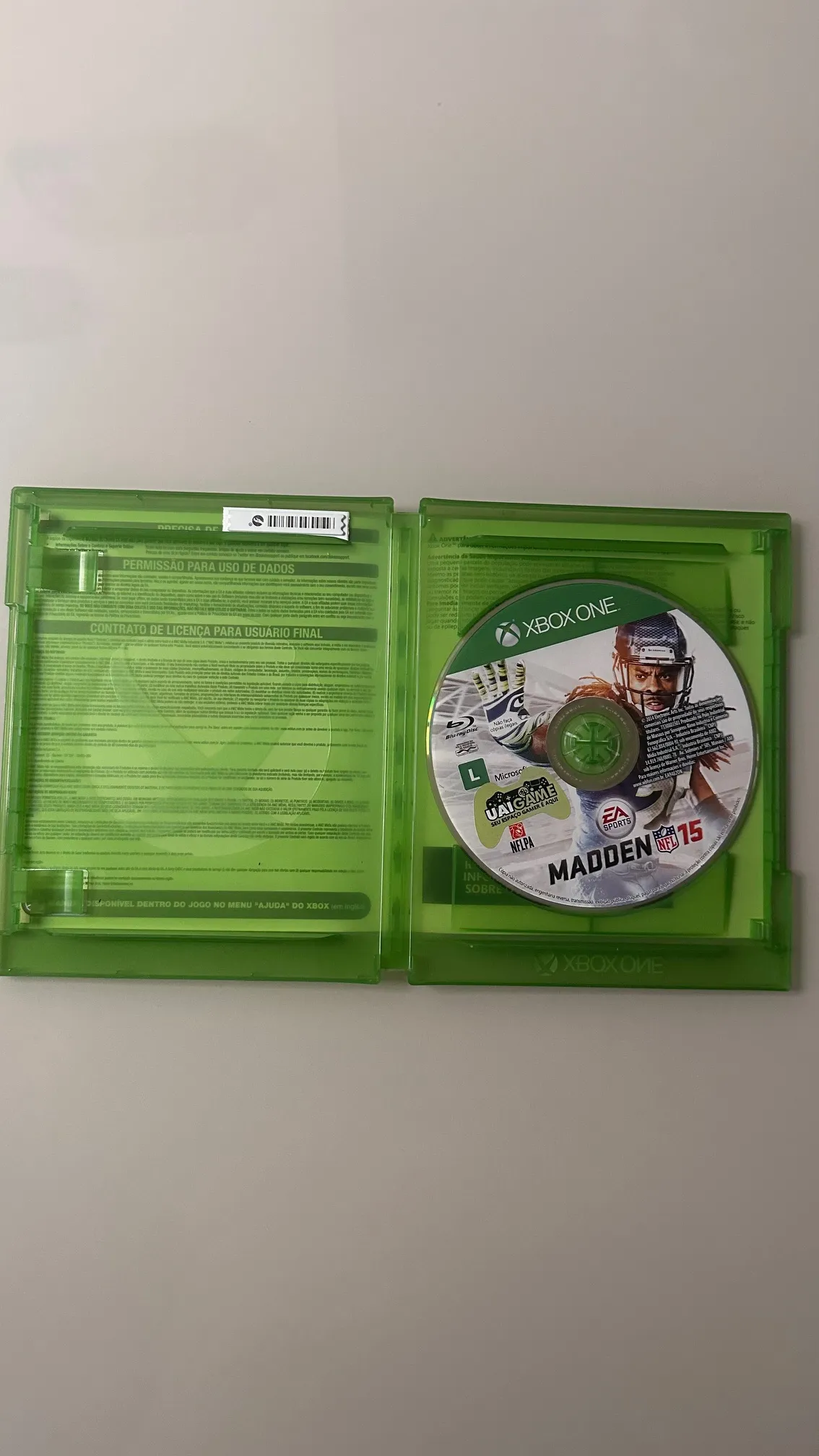 NR/ JOGO MADDEN NFL  12,00  SEGUIDOS DE 5,00