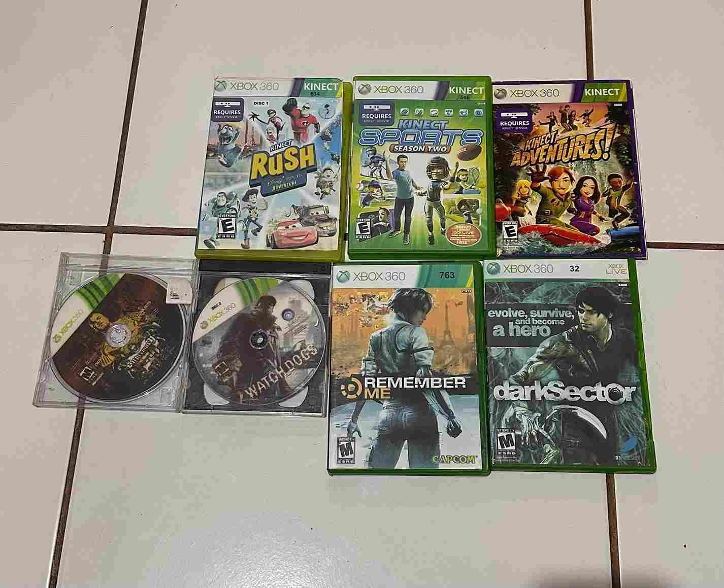 NR/ LOTE JOGOS PARA XBOX360   20,00 SEGUIDOS DE 4,00