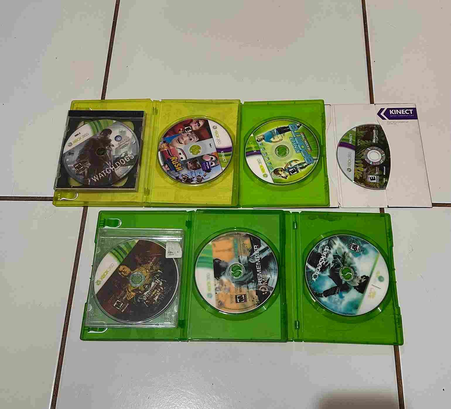 NR/ LOTE JOGOS PARA XBOX360   20,00 SEGUIDOS DE 4,00