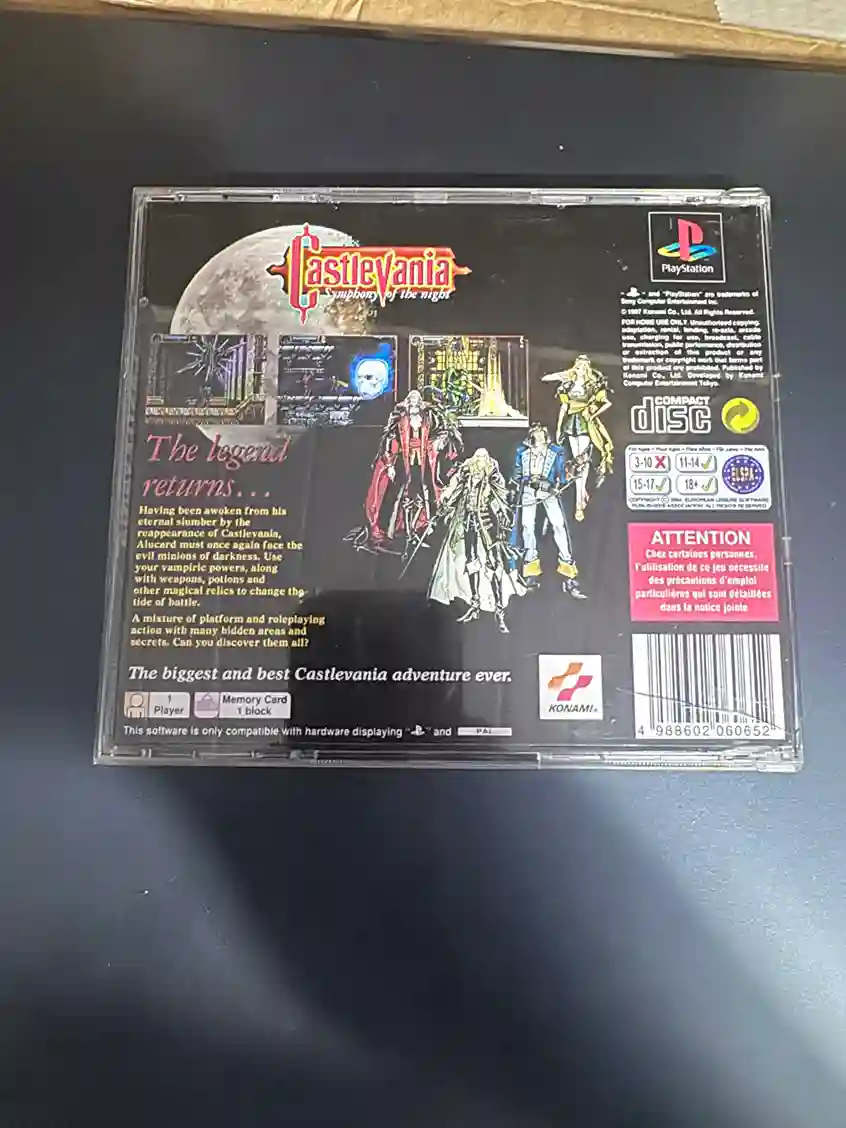 RL/ CHRISTIAN/ JOGO PS1 CASTLEVANIA 21,00 SEGUDOS DE 11,00