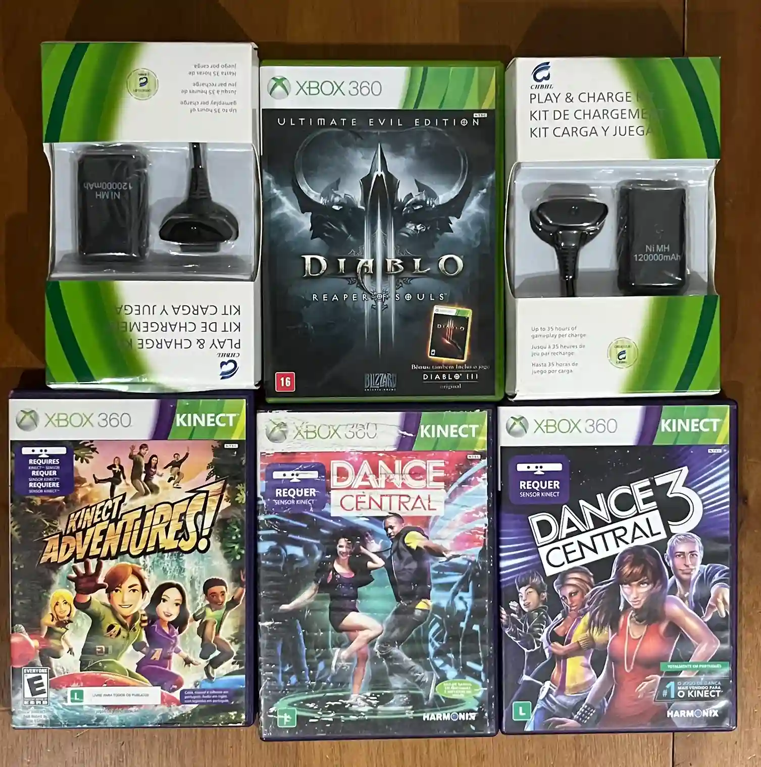 RB/ LOTE ITENS XBOX! 68,00 SEGUIDOS DE 9,00