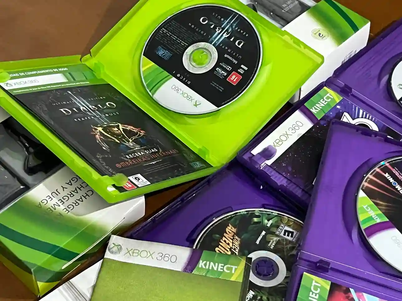 RB/ LOTE ITENS XBOX! 68,00 SEGUIDOS DE 9,00