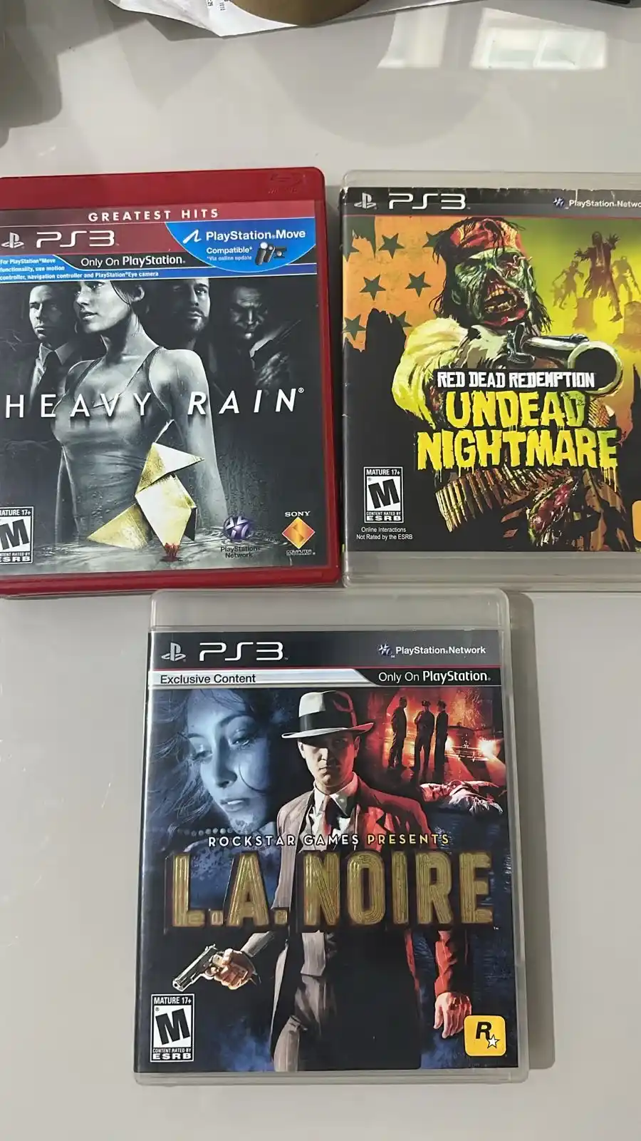 NR/ J*se C***ar / 3 JOGOS PS3 SONY 39,00 SEGUIDOS DE 9,00