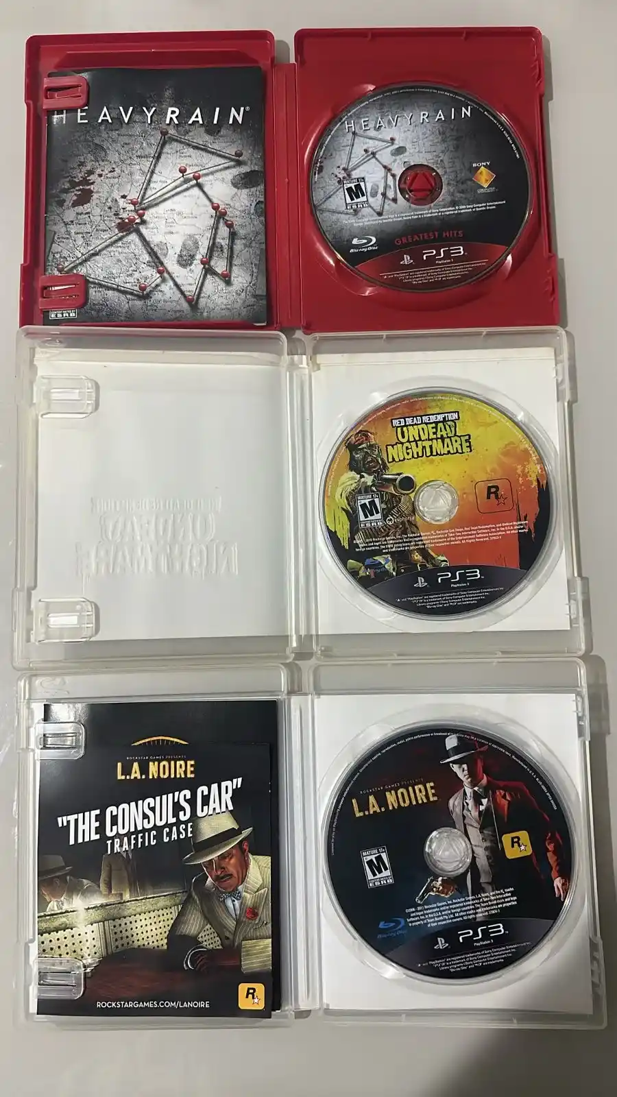 NR/ J*se C***ar / 3 JOGOS PS3 SONY 39,00 SEGUIDOS DE 9,00