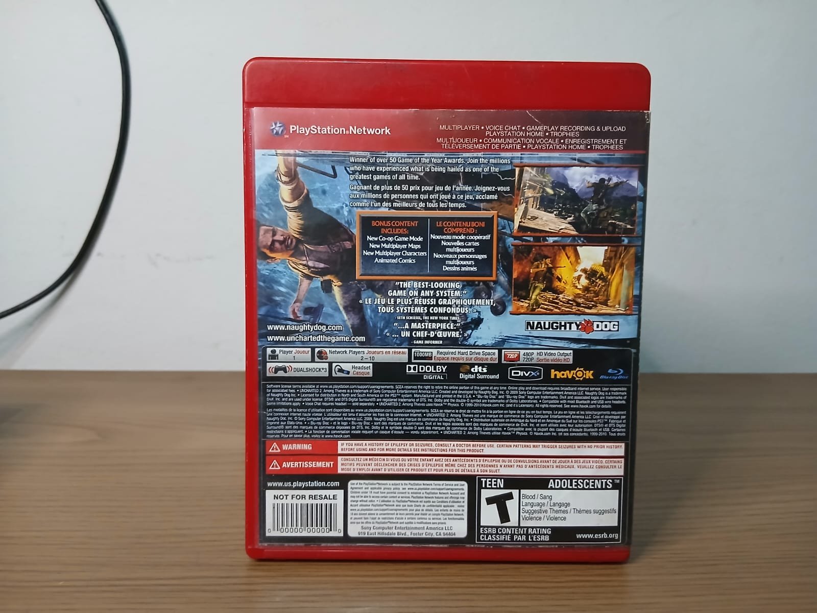 FH/ P**la / ORIGINAL UNCHARTED 2 28,00 seguidos de 5,00