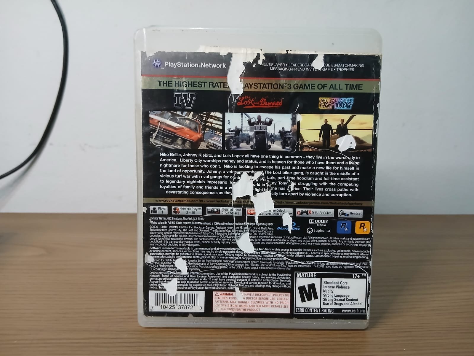 FH/ J*se C***ar / ORIGINAL GTA IV Liberty City 33,00 seguidos de 5,00