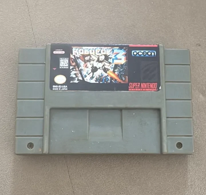 RL/ CASSIO DIAS SILVA /JOGO ROBOCOP 3. SNES. 29,00 SEGUIDOS DE 6,00