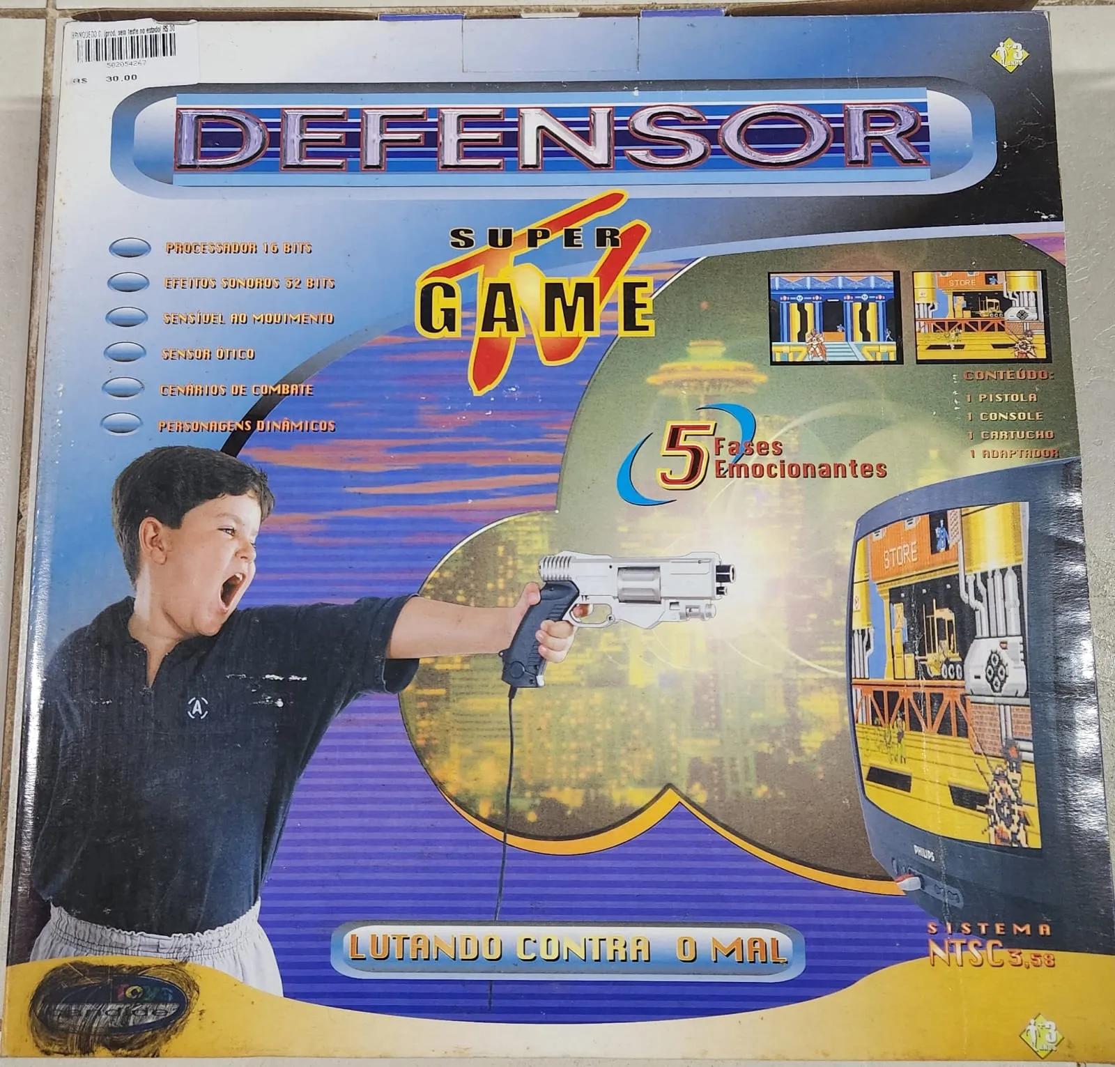 RR/ mauricioms /ANTIGO CONSOLE DEFENSSOR! 91,00 SEGUIDOS DE 9,00