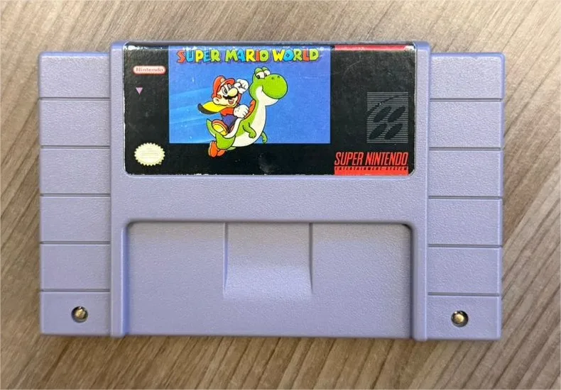 R9/ Evandro ferreira /ORIGINAL SUPER MARIO WORLD SNES! 53,00 SEGUIDOS DE 7,00