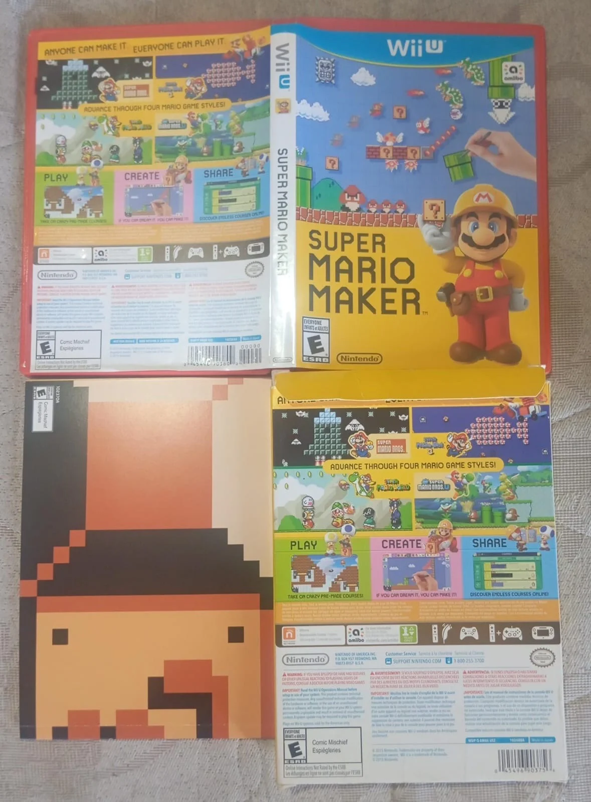 AD/ K***er /TOP! ORIGINAL MARIO MAKER WIIU! 52,00 SEGUIDOS DE 9,00