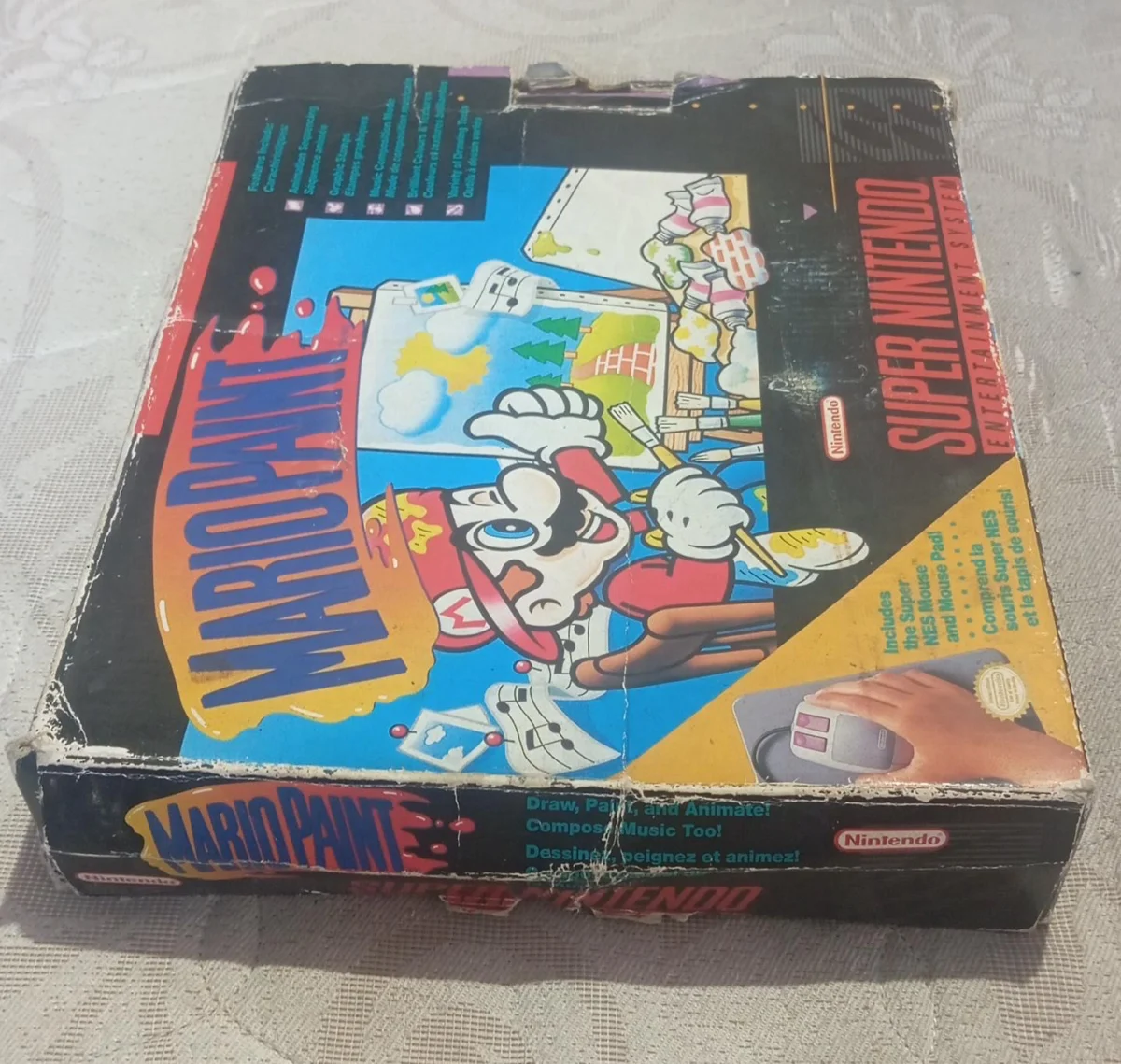 AD/ R***AN /KIT MARIO PAINT ORIGINAL! 87,00 SEGUIDOS DE 23,00